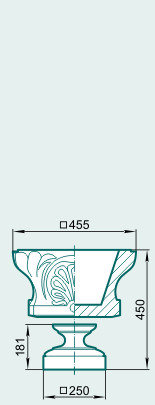 Вазон LV45M - изображение товара каталога Архистиль