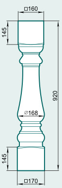 Балясина BB78KL - изображение товара каталога Архистиль