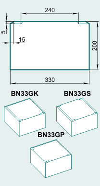 Основание тумбы BN33G - Изображение каталога Архистиль