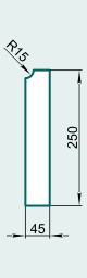 Плинтус цокольный CP25F - Изображение каталога Архистиль