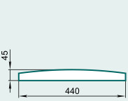 Крышка парапетная LP44H - изображение товара каталога Архистиль
