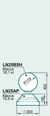Шар LN25ASB - изображение товара каталога Архистиль