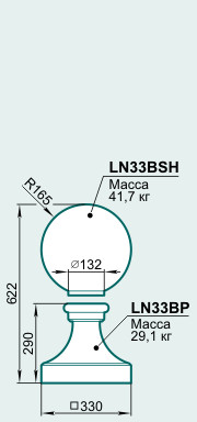 Шар LN33BSB - Изображение каталога Архистиль