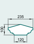 Крышка парапетная LP12C - изображение товара каталога Архистиль