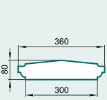 Крышка парапетная LP30D - изображение товара каталога Архистиль