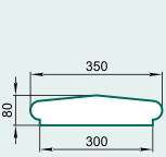 Крышка парапетная LP30G - изображение товара каталога Архистиль